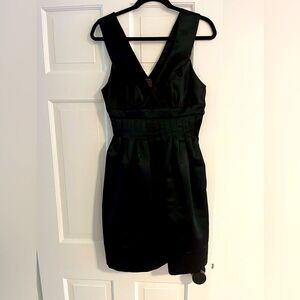 Black silk Karlie mini dress